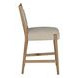 Highland Dawn and Sand Performance Fabric Upholstered Counter Height Stool
