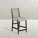 Highland Dusk and Sand Performance Fabric Upholstered Counter Height Stool