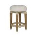Maris Ivory Performance Fabric Upholstered Swivel Counter Height Stool