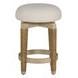 Maris Ivory Performance Fabric Upholstered Swivel Counter Height Stool