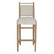Highland Dawn and Sand Performance Fabric Upholstered Bar Stool