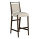 Highland Dusk and Sand Performance Fabric Upholstered Bar Stool