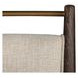 Highland Dusk and Sand Performance Fabric Upholstered Bar Stool