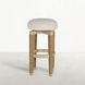 Maris Ivory Performance Fabric Upholstered Swivel Bar Stool