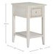 Grand Bermuda Whitewash 1 Drawer Open Nightstand