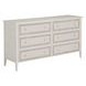 Grand Bermuda Whitewash Panel Bedroom Set