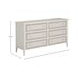 Grand Bermuda Whitewash 6 Drawer Dresser