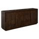 Summit Dusk and Dark Emperador 4 Door Marble Top Sideboard