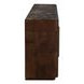 Summit Dusk and Dark Emperador 4 Door Marble Top Sideboard