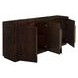 Summit Dusk and Dark Emperador 4 Door Marble Top Sideboard