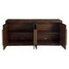 Summit Dusk and Dark Emperador 4 Door Marble Top Sideboard