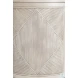 Chelsea Distressed White Demilune Cabinet