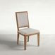 Danielle Pecan Performance Fabric Dining Chair