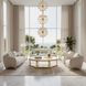 Scotts Square Cornsilk 100" Sofa