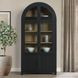 Magnolia Black 4 Door Curio Cabinet