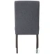 High Line Gray Upholstered Dining Chair Set Of 2