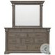 Madison Ridge Natural Bark Dresser Mirror