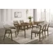 Miller Warm Walnut Spacious Rectangular Dining Table