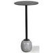 Crossings Serengeti Iron and Marble Accent Table