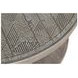 Crossings Serengeti Sandblasted Fossil Grey Round Cocktail Table