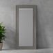 Crossings Serengeti Sandblasted Fossil Grey Floor Mirror