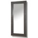 Crossings Serengeti Sandblasted Fossil Grey Floor Mirror
