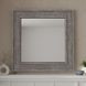 Crossings Serengeti Sandblasted Fossil Grey Wall Mirror