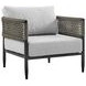 Alegria Light Gray 84" Outdoor Sofa