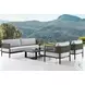 Alegria Black Outdoor 4 Piece Conversation Set