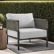 Alegria Light Gray Upholstered Outdoor Club Chair