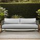 Alegria Light Gray 84" Outdoor Sofa