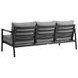 Crown Dark Gray 78" Outdoor Sofa