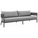 Menorca Dark Gray 94" Outdoor Sofa