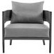 Menorca Dark Gray Upholstered Outdoor Club Chair