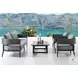 Menorca Dark Gray Outdoor 4 Piece Conversation Set