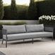 Menorca Dark Gray 94" Outdoor Sofa