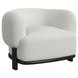 Andalusia White Upholstered Accent Chair