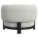 Andalusia White Upholstered Accent Chair