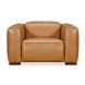 MS Rich Brown Caramel Leather Fresco Power Recliner with Power Headrest