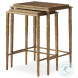 SF51 Antique Bronze Nesting Tables Set of 2