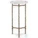 Mingus Acrylic And Aged Patina Cast Bronze Accent Table