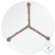 Mingus Acrylic And Aged Patina Cast Bronze Accent Table