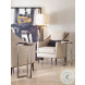 Linda Glass And Antique Bronze Accent Table