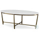 Wilcox Arctic White Scagliola And Bronze Occasional Table Set