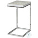 SF59 Capiz Shell And Polished Nickel Pull Up Table