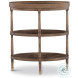 Andrews Weathered Chairside Table