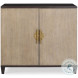 Damon Dark Stain And Grey Wash 2 Door Chest