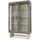 Equinox Gray Display Cabinet