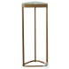 Rae Green Aventurine Stone And Satin Brass Accent Table