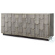 Garrison Pewter Cladded Credenza